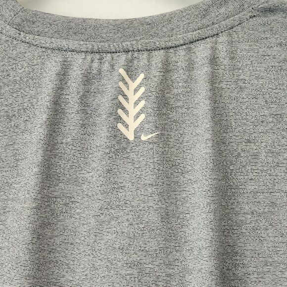 Nike Dri-Fit Gray Long Sleeve Softball athletic t-shirt womens size L - Picture 5 of 7